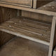 TV Console with 2 Drawers and 2 Doors, Oak Brown