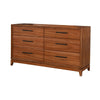 Preston Dresser | 6 Drawers | Wood Frame | Brown