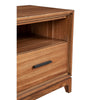 TV Console with 3 Drawers and 3 Compartments, Brown