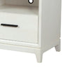 TV Console with 3 Drawers and 3 Compartments, Off White