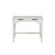 Writing Desk with 2 Drawers and Wooden Frame, Off White