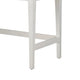 Writing Desk with 2 Drawers and Wooden Frame, Off White
