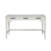 Writing Desk with 3 Drawers and Wooden Frame, Off White