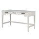 Writing Desk with 3 Drawers and Wooden Frame, Off White