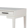 Writing Desk with 3 Drawers and Wooden Frame, Off White