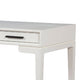 Writing Desk with 3 Drawers and Wooden Frame, Off White