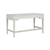 Writing Desk with 3 Drawers and Wooden Frame, Off White