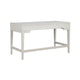 Writing Desk with 3 Drawers and Wooden Frame, Off White
