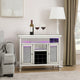 Vivian Wine Cabinet | 2 Doors | LED Lights | Silver