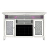 Vivian Wine Cabinet | 2 Doors | LED Lights | Silver