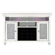 Vivian Wine Cabinet | 2 Doors | LED Lights | Silver