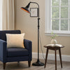 Preston Floor Lamp | 47" | Adjustable | Tapered Shade | Black