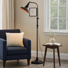 Preston Floor Lamp | 47" | Adjustable | Tapered Shade | Black
