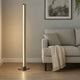 Preston Floor Lamp | 61" | Wood Column | Dimming LED | Brown