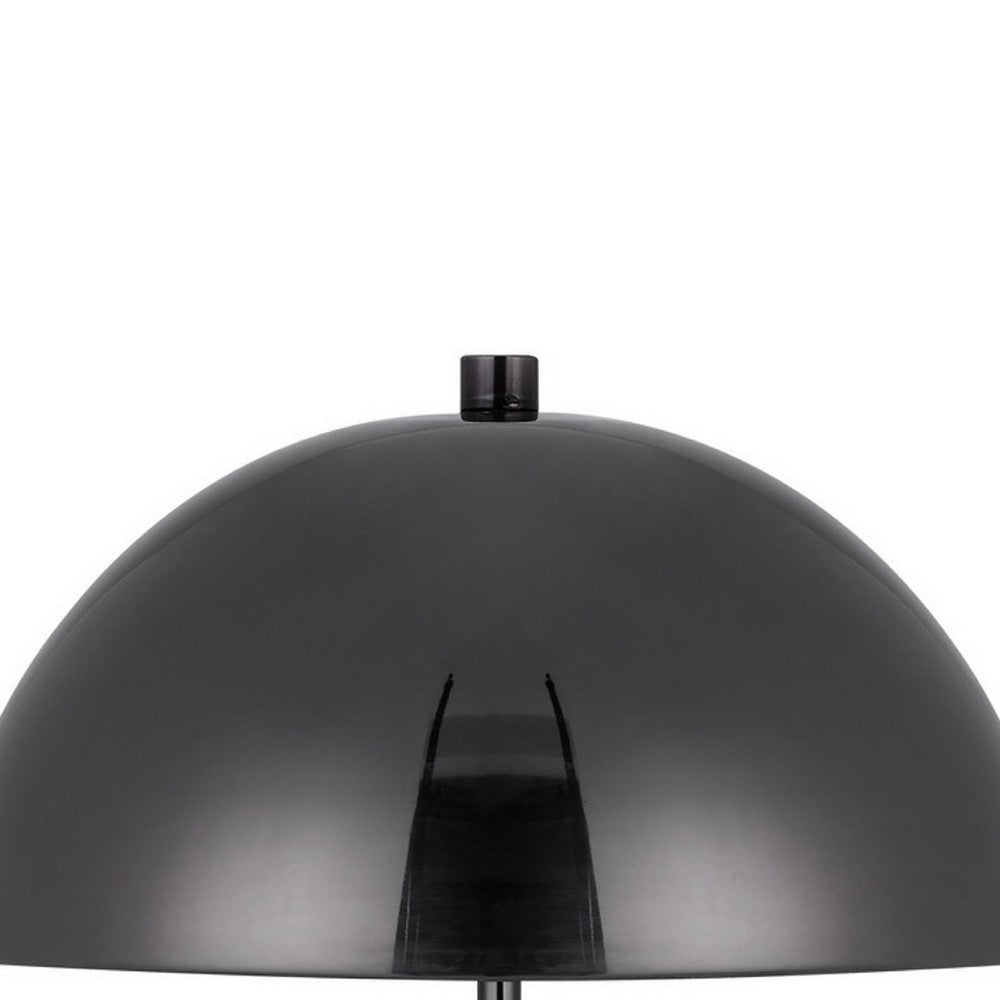 Nova Table Lamp | 20" | Dome Shade | Metal | Black