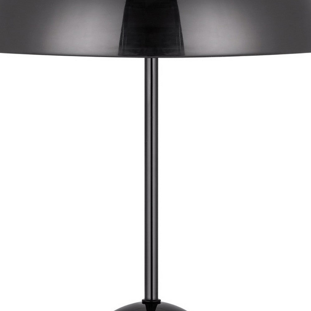 Nova Table Lamp | 20" | Dome Shade | Metal | Black