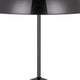 Nova Table Lamp | 20" | Dome Shade | Metal | Black
