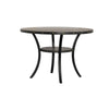 Dining Table | 48" Round Top | Flared Legs | Gray Wood