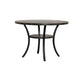 Dining Table | 48" Round Top | Flared Legs | Gray Wood