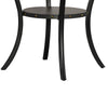 Dining Table | 48" Round Top | Flared Legs | Gray Wood