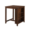 Gary 3 Piece Counter Table Set, Cherry Brown