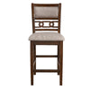 Gary 3 Piece Counter Table Set, Cherry Brown