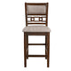 Gary 3 Piece Counter Table Set, Cherry Brown