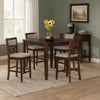 Gary 5 Piece Counter Table Set | 42" | Cherry Brown