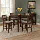 Gary 5 Piece Counter Table Set | 42" | Cherry Brown