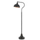 Floor Lamp | 60" | Curved Metal | Adjustable | Bronze Black