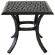 Wynn Outdoor End Table | 22’’ | Pattern Top | Black BM272250