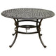 Wynn Outdoor Dining Table | 49’’ Round Top | Black Metal BM272254