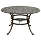 Wynn Outdoor Dining Table | 49’’ Round Top | Black Metal BM272254