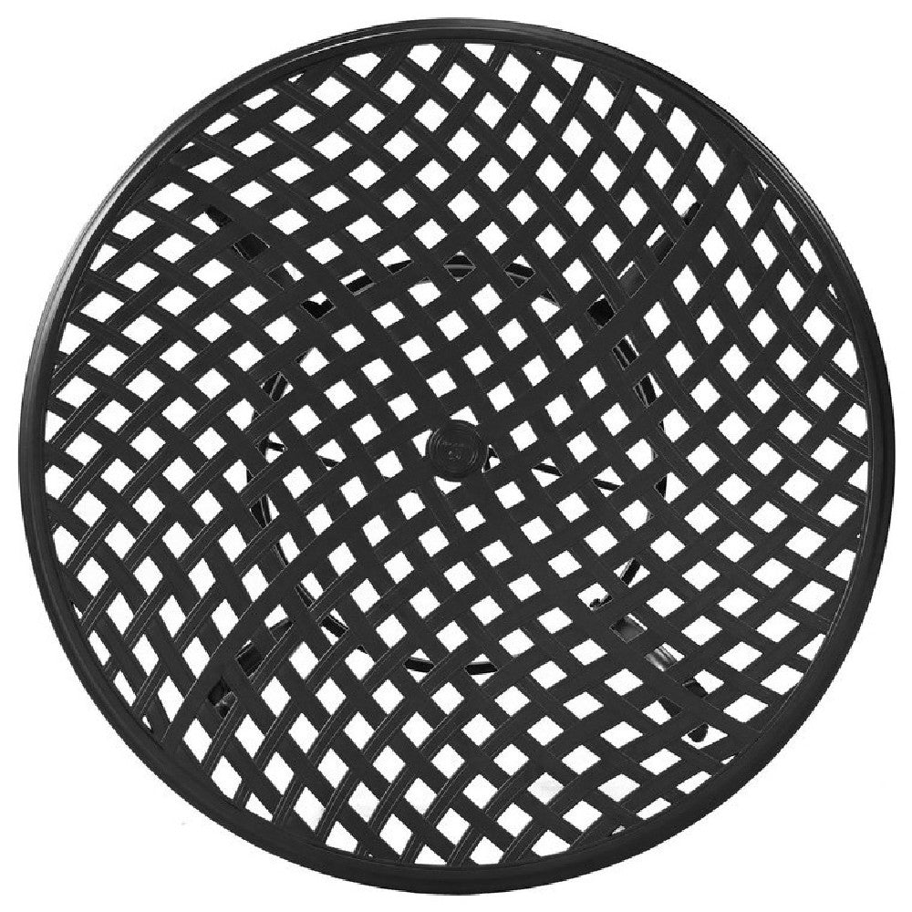 Wynn Outdoor Dining Table | 49’’ Round Top | Black Metal BM272254