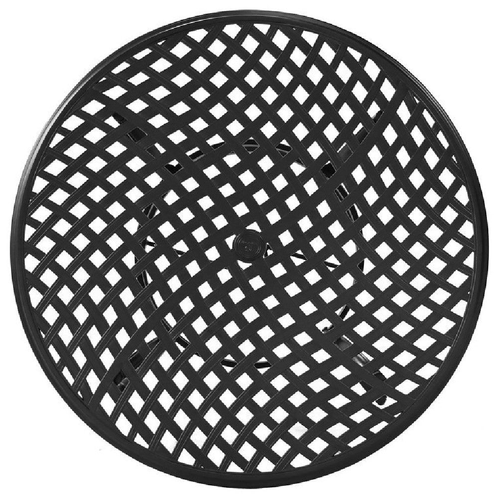 Wynn Outdoor Dining Table | 49’’ Round Top | Black Metal BM272254