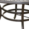 Wynn Outdoor Dining Table | 49’’ Round Top | Black Metal BM272254