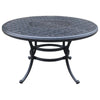 Outdoor Dining Table | 52’’ Round | Cast Metal | Dark Bronze BM272411