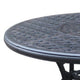 Outdoor Dining Table | 52’’ Round | Cast Metal | Dark Bronze BM272411