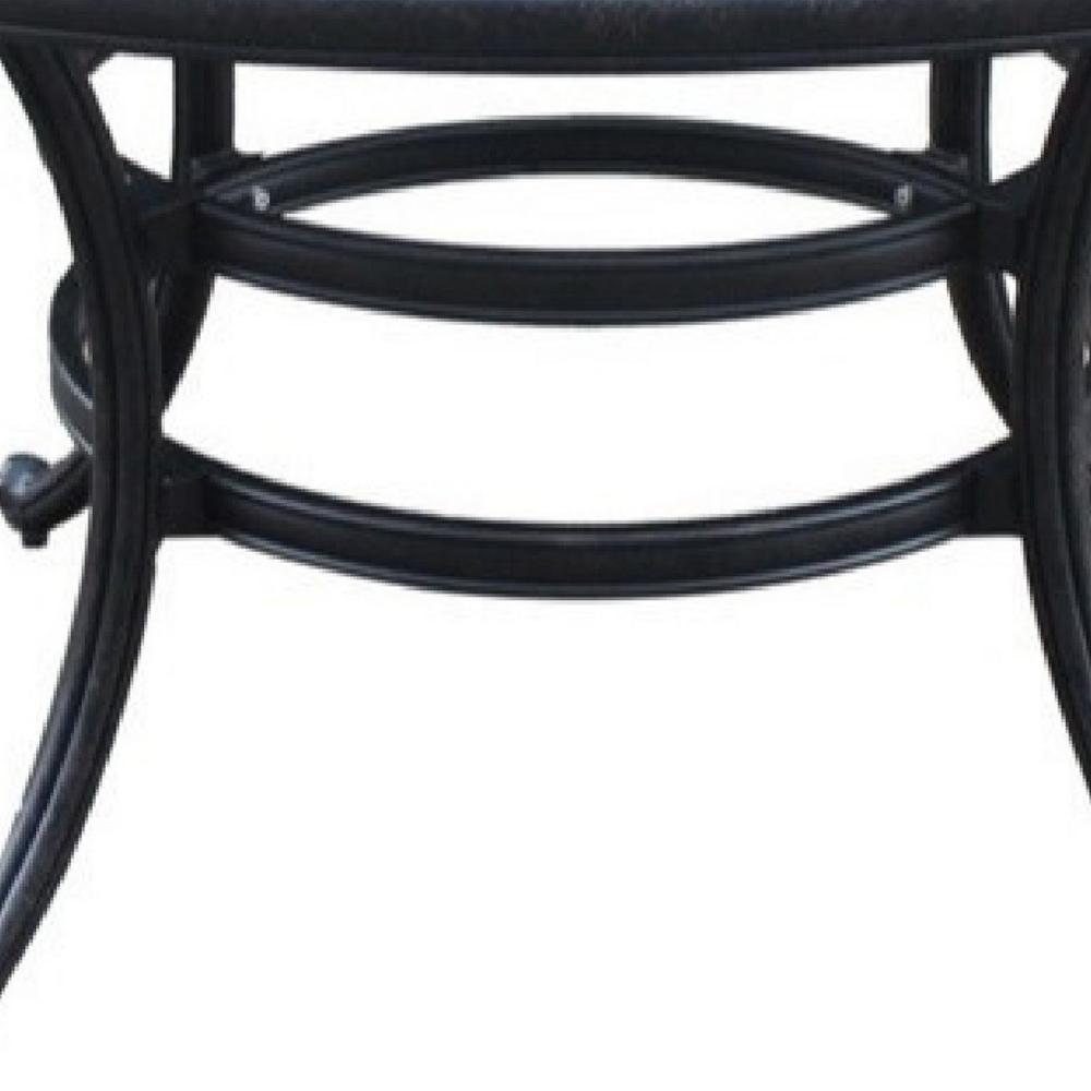 Outdoor Dining Table | 52’’ Round | Cast Metal | Dark Bronze BM272411