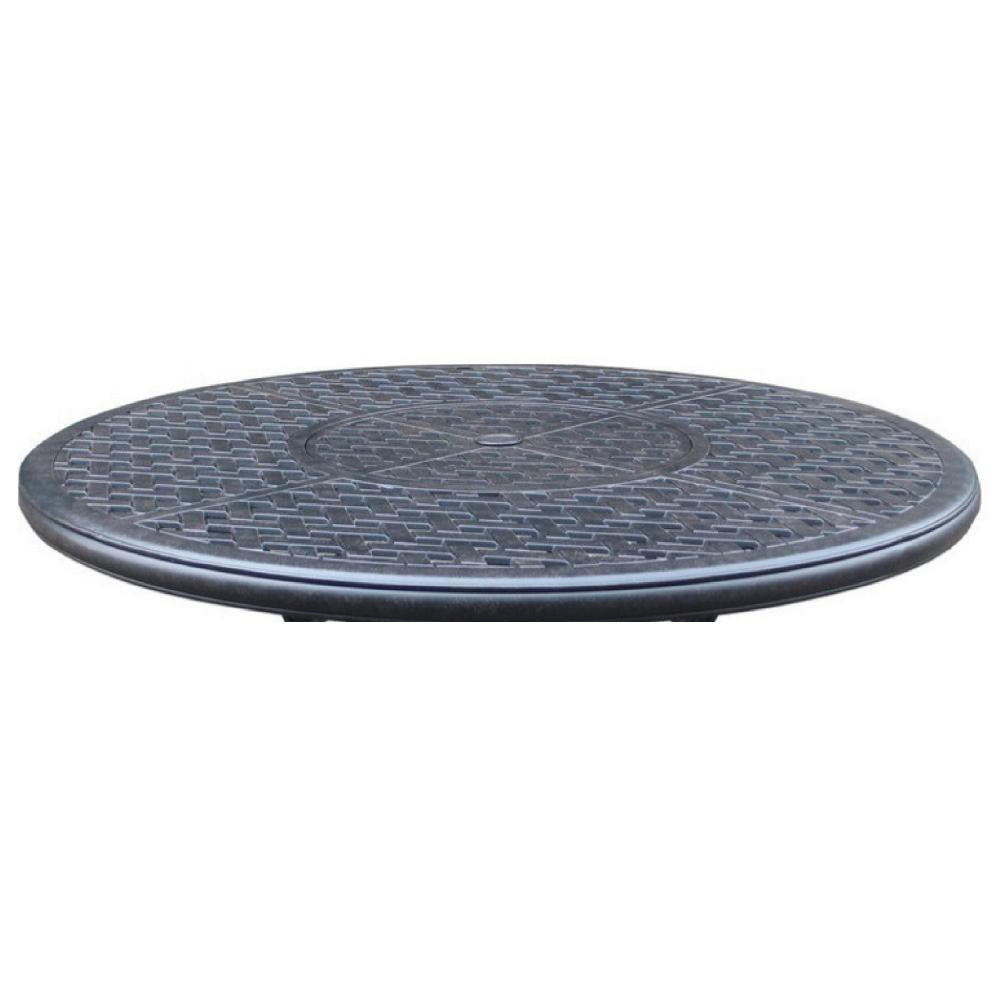 Outdoor Dining Table | 52’’ Round | Cast Metal | Dark Bronze BM272411