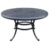 Outdoor Dining Table | 52’’ Round | Cast Metal | Dark Bronze BM272411