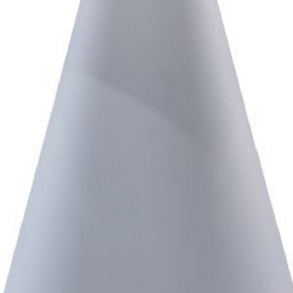 Outdoor Side Table | 22’’ | Aluminum | Cone Base | White BM272452