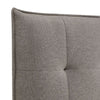 Amy King Headboard Knife Edges Tufted Linen Gray BM273062