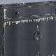 36 Inch 2 Door Console Sideboard Cabinet Shelf Drawer Antique Gray BM273244