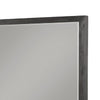 Jose 48 Inch Dresser Mirror with Acacia Wood Frame Weathered Dark Gray BM273365