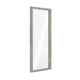 72 Inch Kim Modern Solid Acacia Wood Body Floor Mirror Heather Gray BM273423