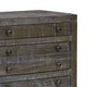 29 Inch Cas Sengon Tekik 3 Drawer Nightstand Rough Hewn Rustic BM273620