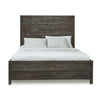 Cas Sengon Tekik Low Profile Panel Queen Bed Rough Hewn Rustic Brown