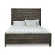 Cas Sengon Tekik Low Profile Panel Queen Bed Rough Hewn Rustic Brown