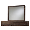 42 Inch Cas Sengon Tekik Wood Dresser Mirror Rough Hewn Brown BM273625
